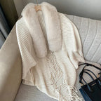 Poncho-Cardigan, dick gestrickt, vorne offen