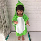 Baby-Badeponcho mit Dinosauriermotiv