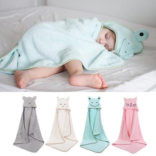 Baby-Badeponcho aus Velours
