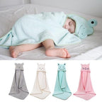 Baby-Badeponcho aus Velours