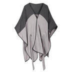 Winter-Kaschmir-Damenponcho