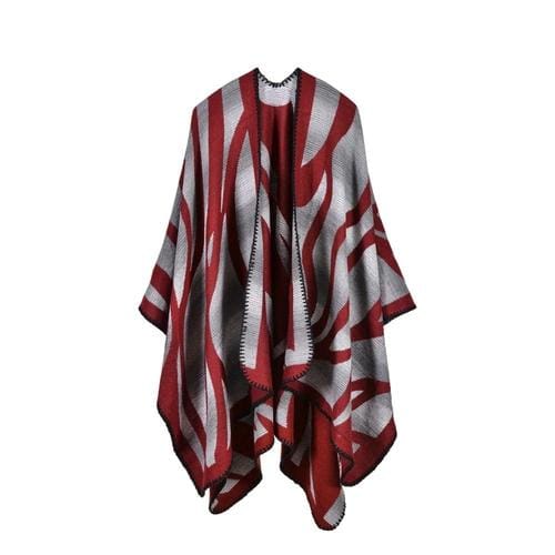 Winter-Cape-Poncho für Damen