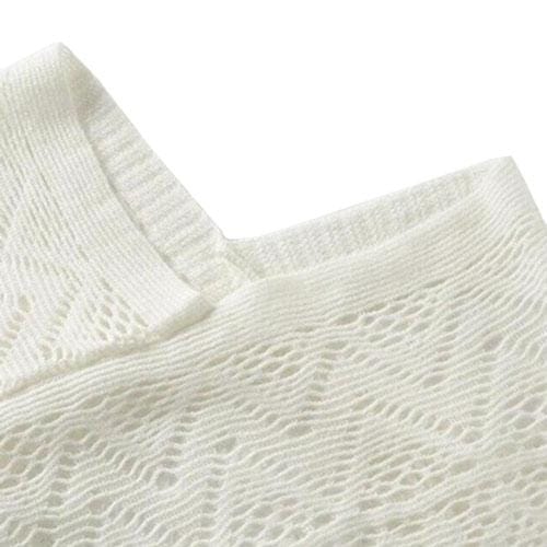 Sommerlicher Spitzenponcho für Damen