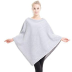 Fleece-Deckenponcho für Damen