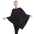 Fleece-Deckenponcho für Damen