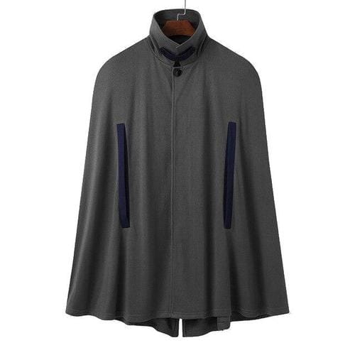 Warmer Winterponcho für Herren