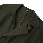 Langer Herrenponcho mit Knöpfen