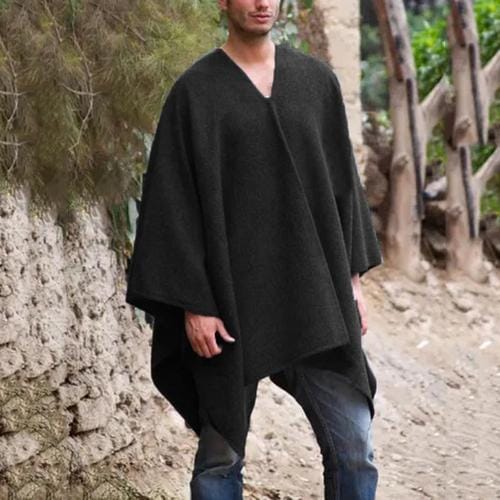 Langer, schicker Herren-Poncho