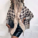 Winter-Ponchojacke