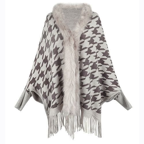 Winter-Ponchojacke