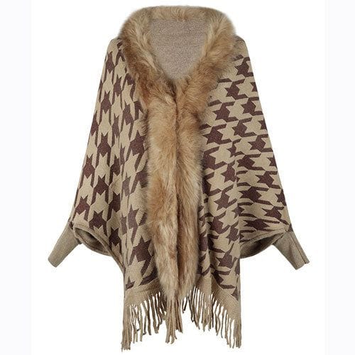 Winter-Ponchojacke