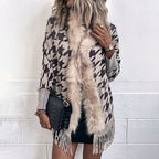 Winter-Ponchojacke