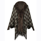 Winter-Ponchojacke