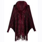 Winter-Ponchojacke