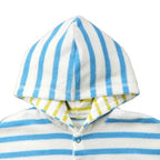 Baby-Badeponcho mit Streifen