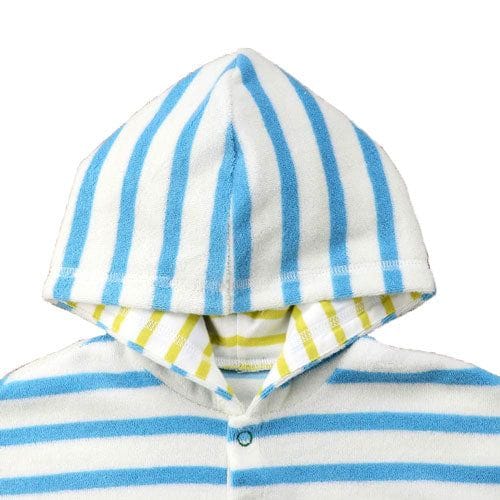 Baby-Badeponcho mit Streifen