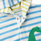 Baby-Badeponcho mit Streifen
