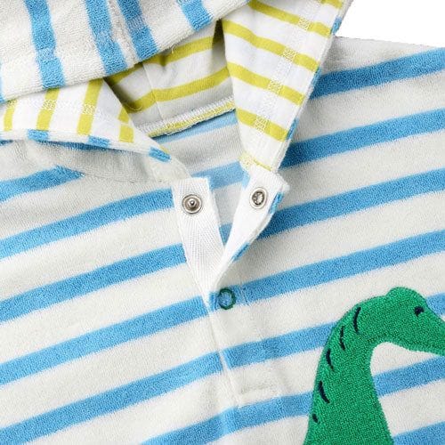 Baby-Badeponcho mit Streifen