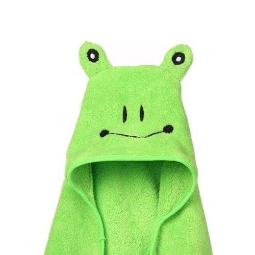 Baby-Badeponcho mit Froschmotiv