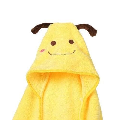 Baby-Badeponcho mit Bienenmotiv