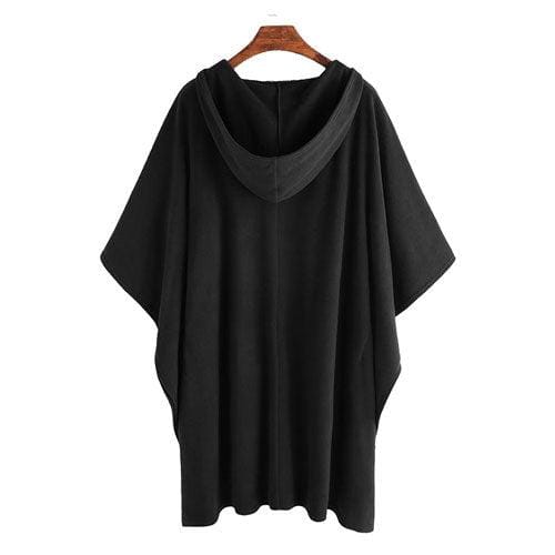 Modischer Herren-Poncho mit Kapuze