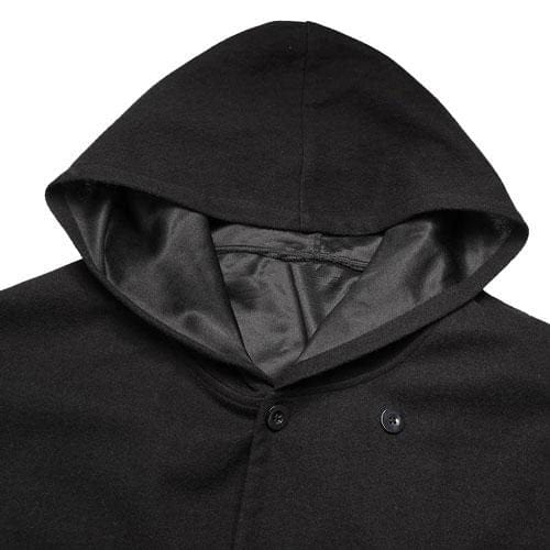 Poncho-Umhang für Herren mit Kapuze