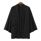 Fleece-Deckenponcho für Herren