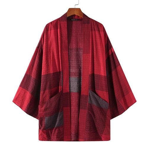 Fleece-Deckenponcho für Herren
