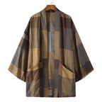 Fleece-Deckenponcho für Herren