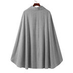 Poncho-Umhang für Herren mit langen Ärmeln