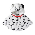 Kuscheliger Babyponcho mit Dalmatiner-Motiv