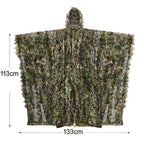 Professioneller Ghillie-Camouflage-Poncho – Jagd und Airsoft