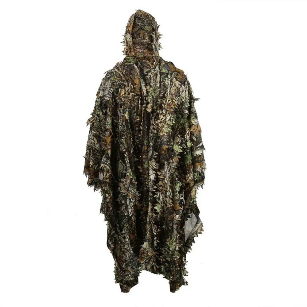 Professioneller Ghillie-Camouflage-Poncho – Jagd und Airsoft
