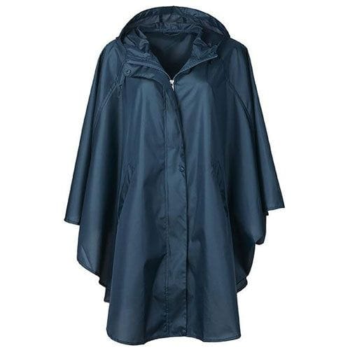Regenponcho mit Kapuze