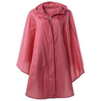 Regenponcho mit Kapuze
