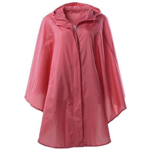 Regenponcho mit Kapuze