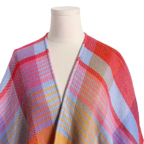 Kaschmir-Schalponcho für Damen