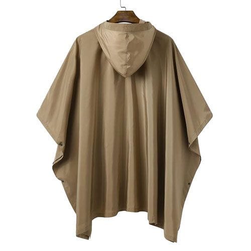 Regenponcho aus Sweatstoff