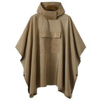 Regenponcho aus Sweatstoff