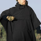 Regenponcho aus Sweatstoff