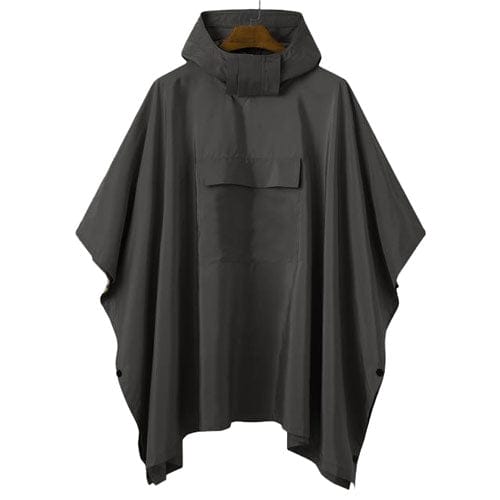 Regenponcho aus Sweatstoff