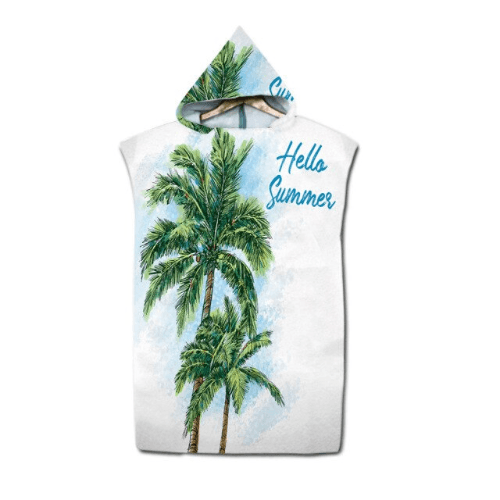 Tropischer Surfponcho