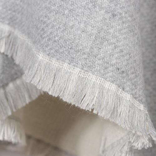 Zweifarbiger Damen-Poncho aus Kaschmir