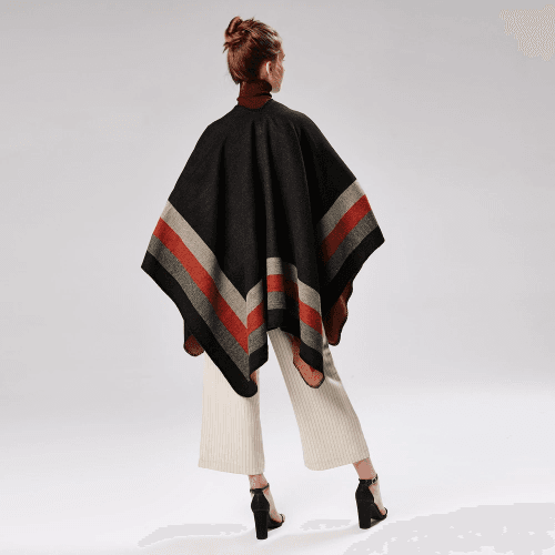 Vintage Damen Poncho Kaschmir