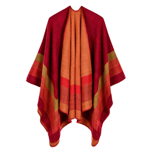 Vintage Damen Poncho Kaschmir