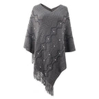 Warmer Damen-Poncho