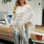Warmer Damen-Poncho