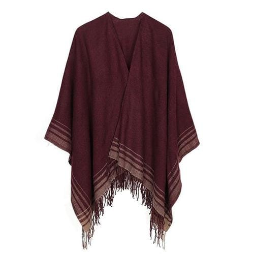 Warmer Kaschmir-Damenponcho