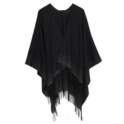 Warmer Kaschmir-Damenponcho
