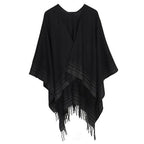 Warmer Kaschmir-Damenponcho